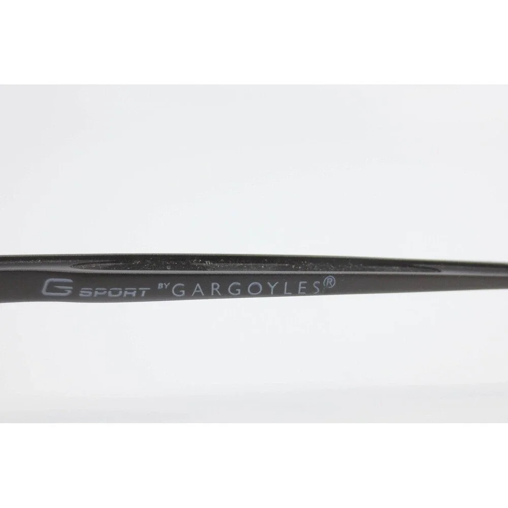 G Sport by Gargoyles Contract Gunmetal Rectangular Eyeglass Frames 55-17-145 GUN